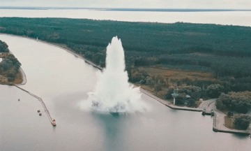 Explota una bomba de la II Guerra Mundial en Polonia.