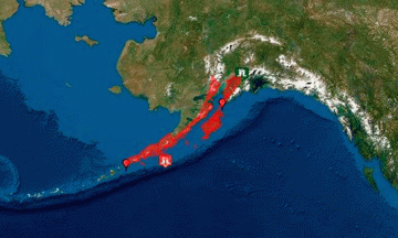 Sismo de 7.4 sacude península de Alaska 