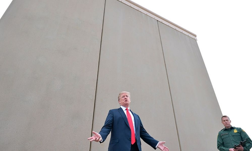 Examinará Donald Trump el muro de la frontera con México el martes