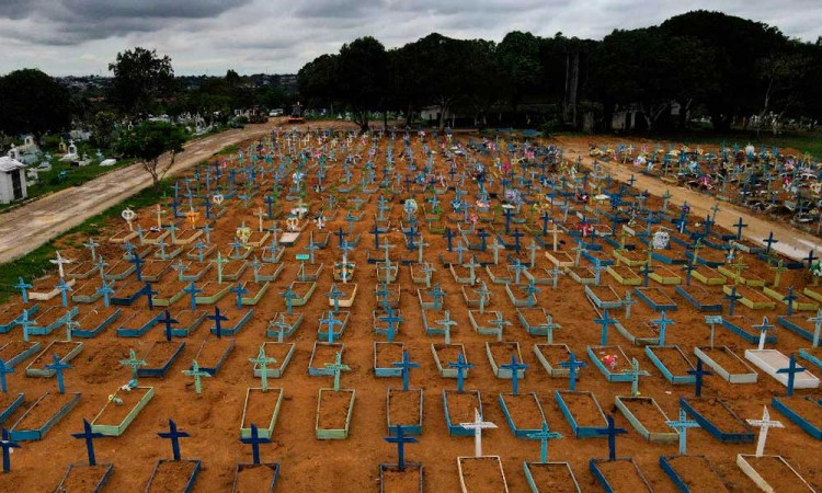 Brasil vuelve a romper récord de muertes por covid 