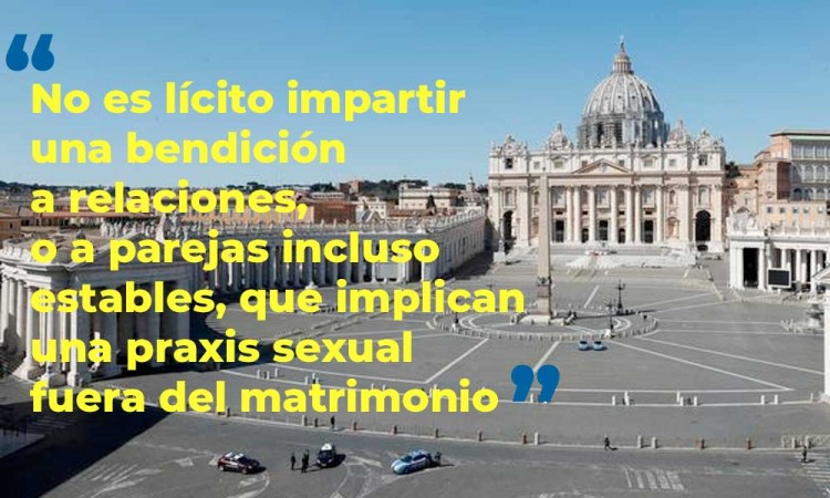 Vaticano no bendecirá uniones entre homosexuales, por no estar en los planes revelados de Dios