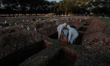 Brasil sobrepasa los 450 mil muertos por Covid-19, en las últimas 24 horas sumaron 2 mil 173 