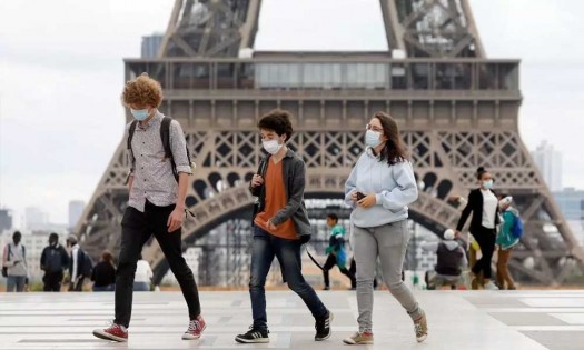 Francia continúa a la baja en su número de contagios por covid-19
