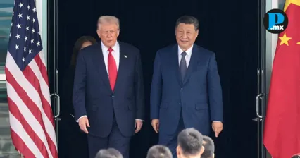 El presidente de los Estados Unidos, Donald Trump, y su hom&oacute;logo de China, Xi Jinping