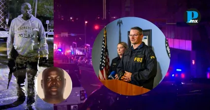 Ndiaga Diagne, principal sospechoso de la agresi&oacute;n armada, y Alex Doran, agente especial del FBI