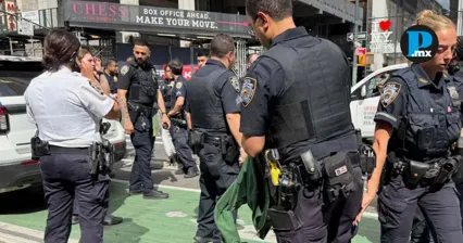Autoridades desplegaron un operativo en Times Square tras los disparos registrados durante los festejos por el campeonato de los Knicks.