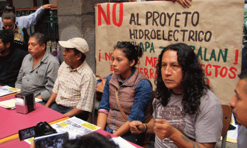Rechazan hidroeléctrica en la Sierra Negra de Puebla