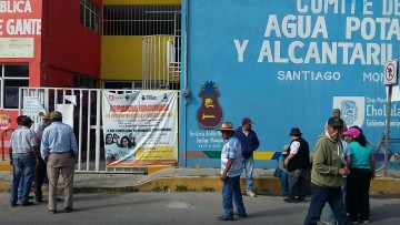 Retoma policía de Cholula el Comité de Agua de Momoxpan