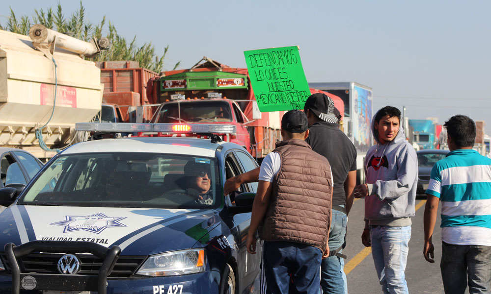 Suman 14 marchas en 7 días contra alza de combustible