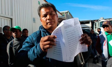 Paran labores trabajadores del Oosapat en Tehuacán