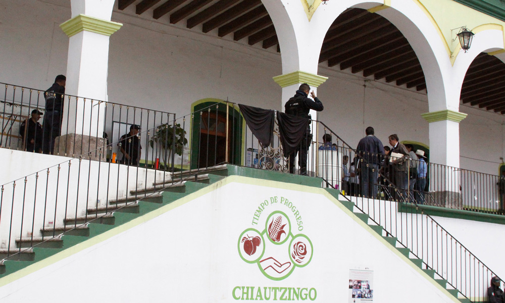 Plantan a edil de Chiautzingo