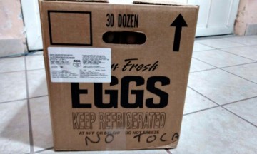 Venden en Puebla huevos insalubres traídos de EU