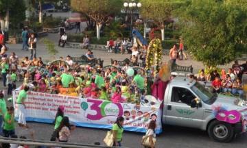Realizan escuelas de Izúcar el Desfile de la Primavera 2017