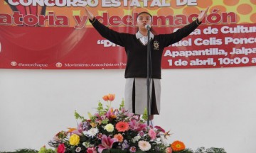 Celebran concurso de declamación