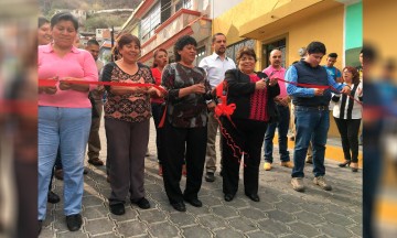 Inauguran calle en Atlixco