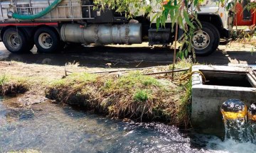 Niegan fallo de drenaje por inundaciones en Huejotzingo