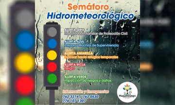 Activa Huauchinango Alerta Amarilla por Franklin
