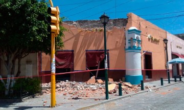 Graves afectaciones en Izúcar por sismo