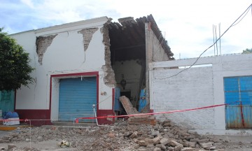Recuerda Piaxtla a fallecidos en sismo
