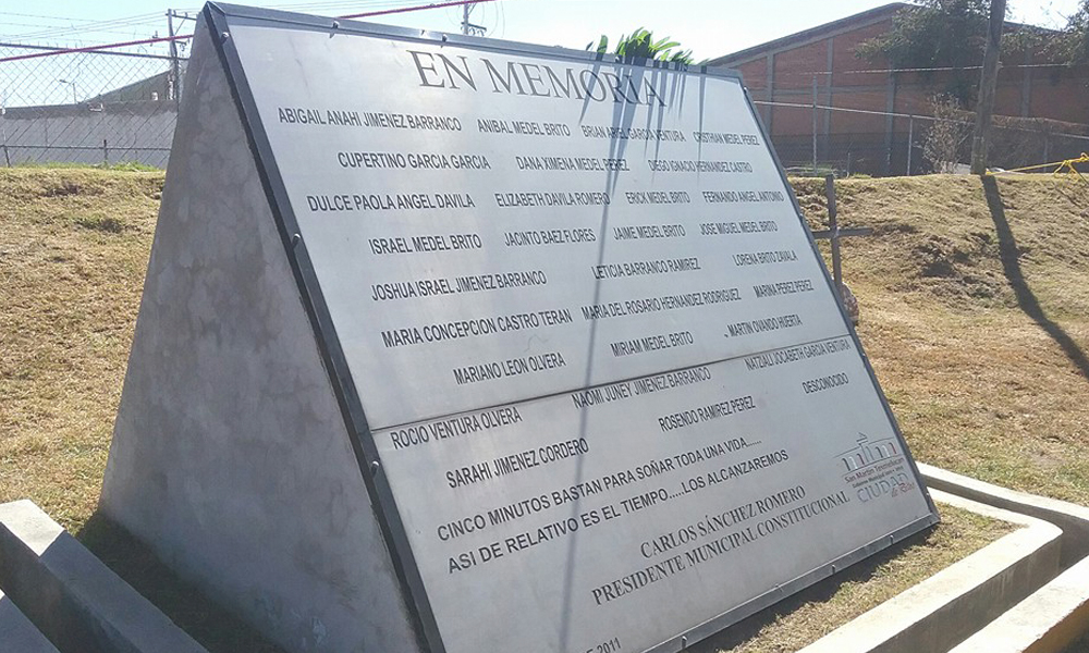 Permea lamento tras 7 años de explosión en Texmelucan