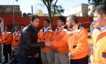 Recibe apoyos Protección Civil de San Pedro Cholula