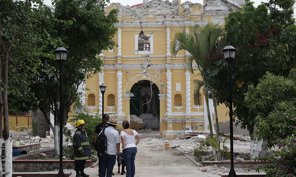 Templo de Santiago Apóstol en Atzala, sin fecha de reconstrucción
