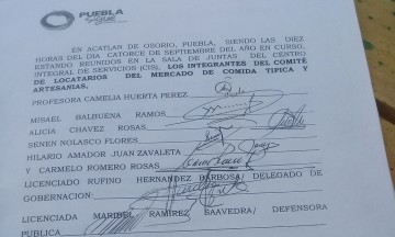 Piden locatarios respetar acuerdos