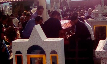 Sepultan a excanditado del PRI asesinado; reclaman por inseguridad