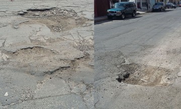 Deterioradas vías alternas que sustituyen avenida en obra