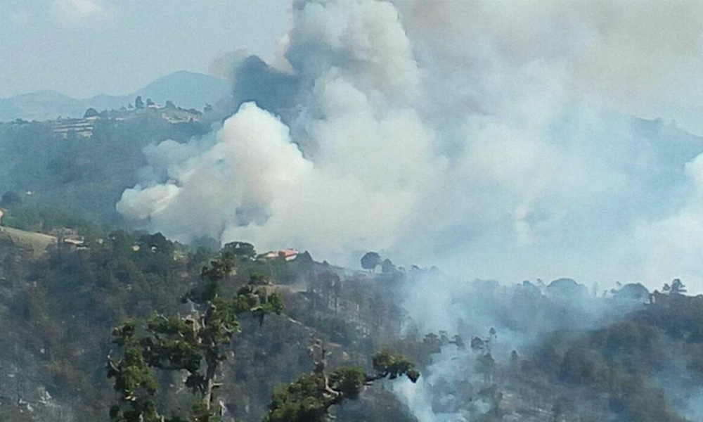 Vive Ajalpan nuevo incendio forestal