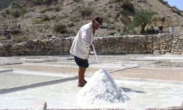 Frenan lluvias la producción de sal