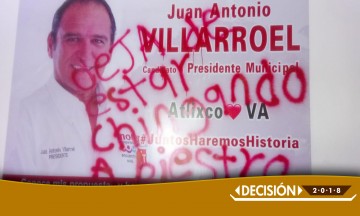 Agreden casa de Campaña de Villarroel