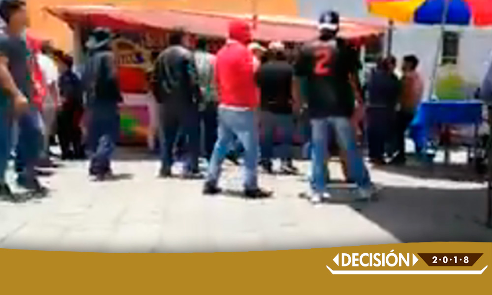 Se enfrentan militantes de PRI y Morena en Acatzingo