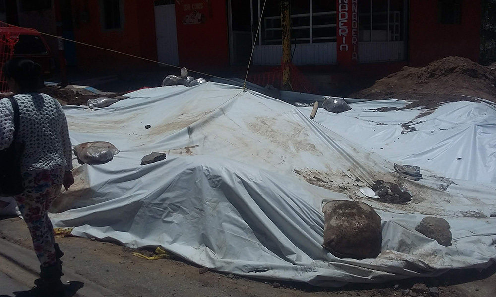 Aprueban en Texmelucan arreglo de socavón