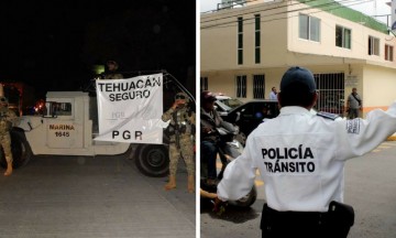 Sitian Tehuacán fuerzas federales y estatales
