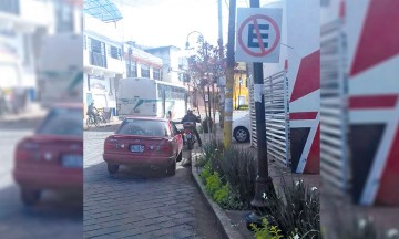 Amenaza a agente vial un falso regidor electo