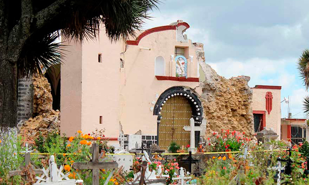 Se encuentra abandonada iglesia de San Pedro Atlixco