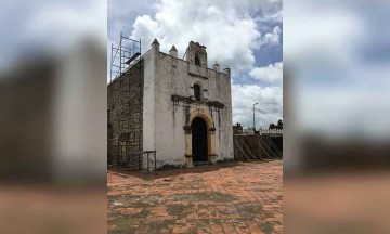 Exconvento cerrado a un año del sismo