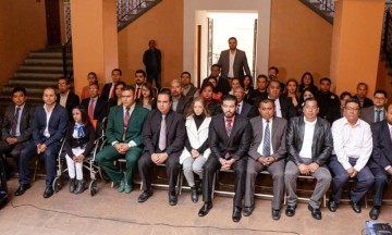 Presenta Felipe Patjane a integrantes de su gabinete