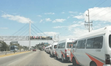 Llaman a paro de transporte en Tehuacán