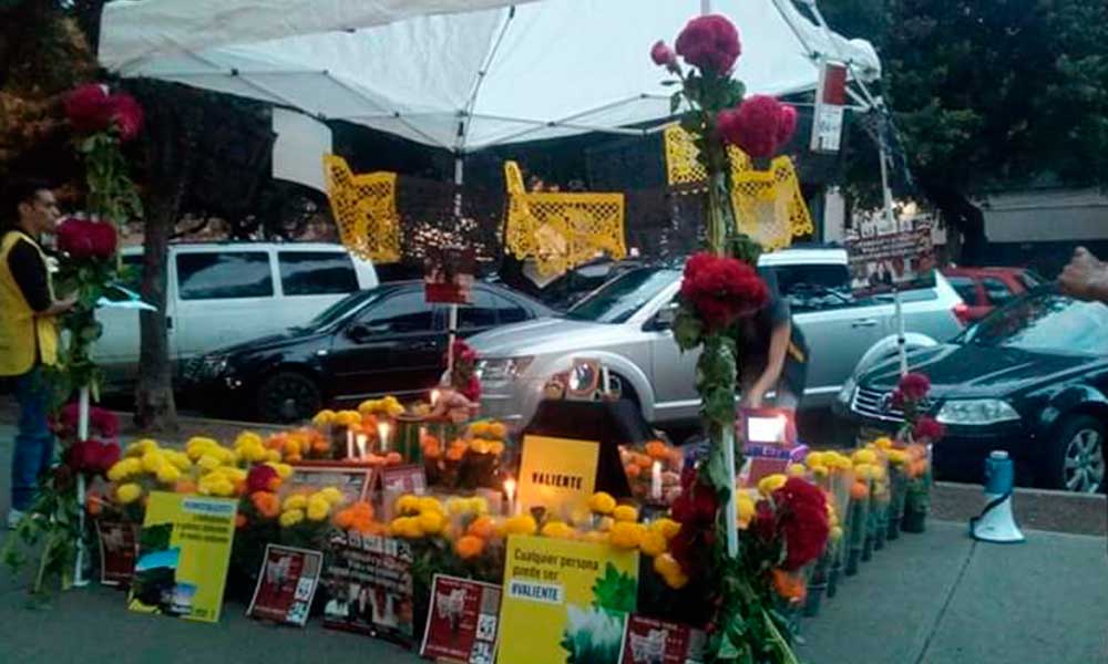 Dedica Amnistía Internacional ofrenda a activista asesinado