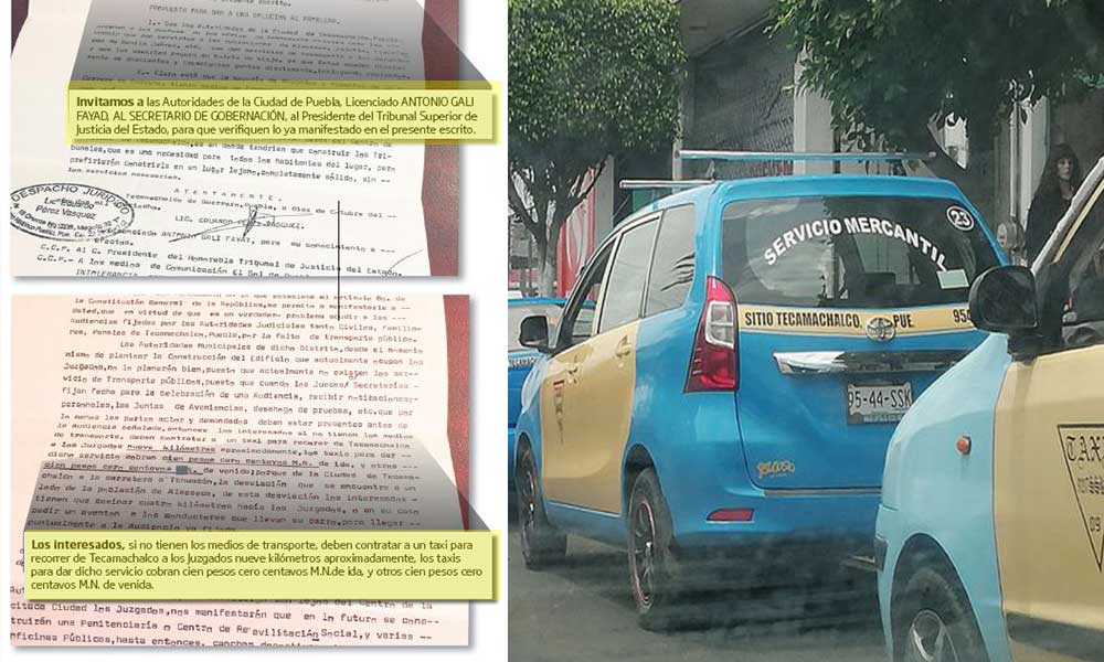 Denuncian abogados abusos de taxistas en Tecamachalco 