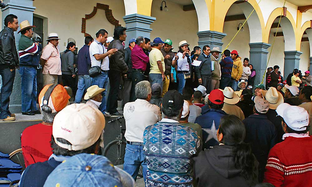 Buscan cambiar comité de Agua Potable en Texmelucan