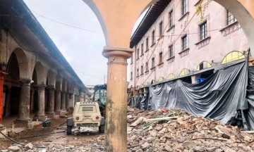 Justifica edil destrucción del centro de Teziutlán