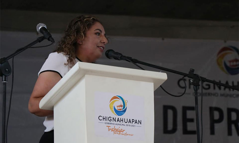 Rinde protesta única mujer vencedora en elecciones auxiliares de Chignahuapan