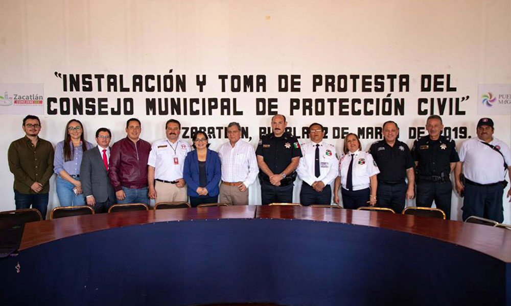 En Zacatlán, conforman comité para salvar vidas en caso de un siniestro 