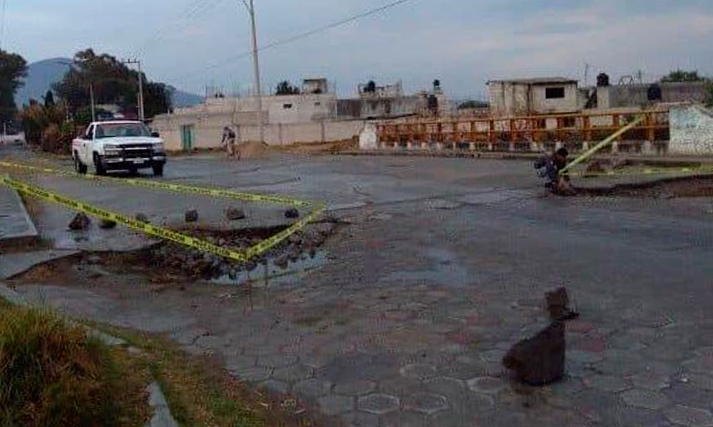 Advierten riesgo de colapso del puente Barranca del Río en Libres 