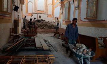 Inician habitantes la restauración del templo de La Luz en Izúcar