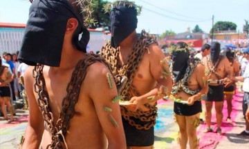 Cumplen con Procesión de las Tres Caídas en Atlixco 