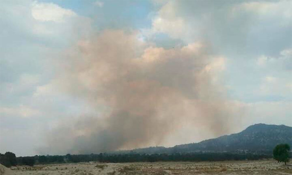 Registran fuego en el Cerro Pinto en Oriental